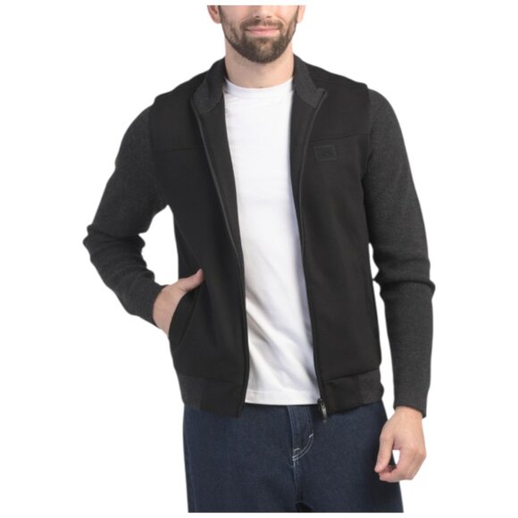 ROBERT BARAKETT Cooper Mixed Media Full Zip Jacket - Picture 1 of 2